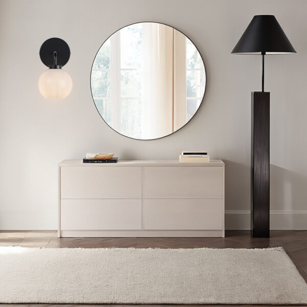 Blown Glass Steel Frame Single Sconce Collection - Image 6
