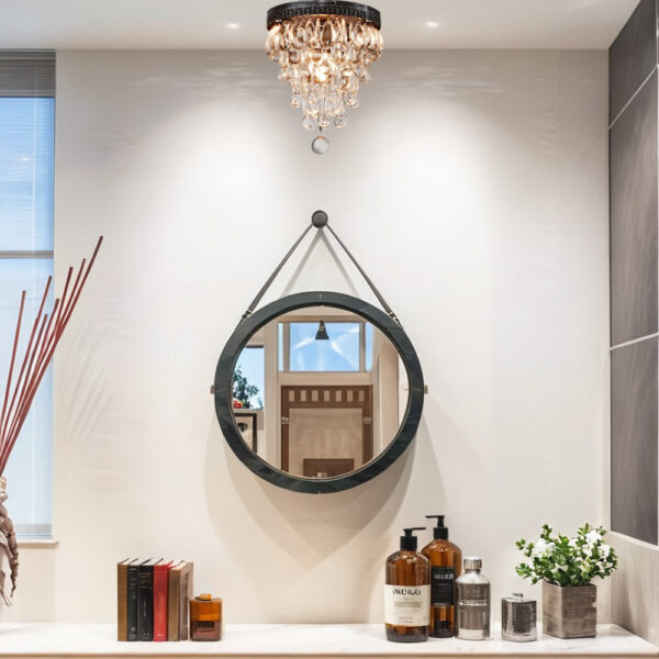 Raindrop Elegance Crystal Flush Mount - Image 17