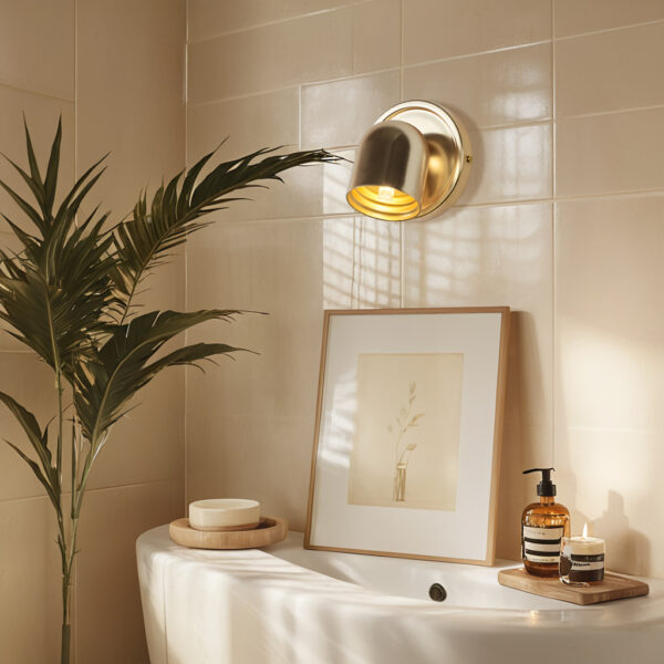 Minimalist Design Metal Dome LED Indoor Sconce - Image 5