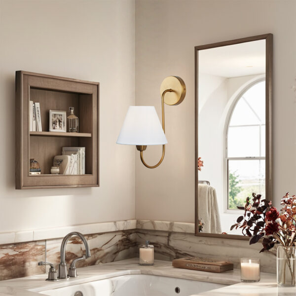 Gleaming Elegance Stainless Oil Rubbed Sconce - Image 6