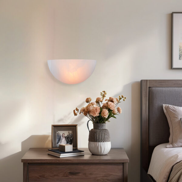 Alabaster Natural Stone Wall Light Sconce - Image 6