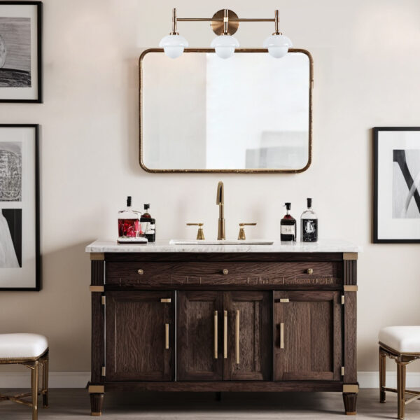 Opulent Glow Hand-Carved Alabaster Bathroom Sconce - Image 6