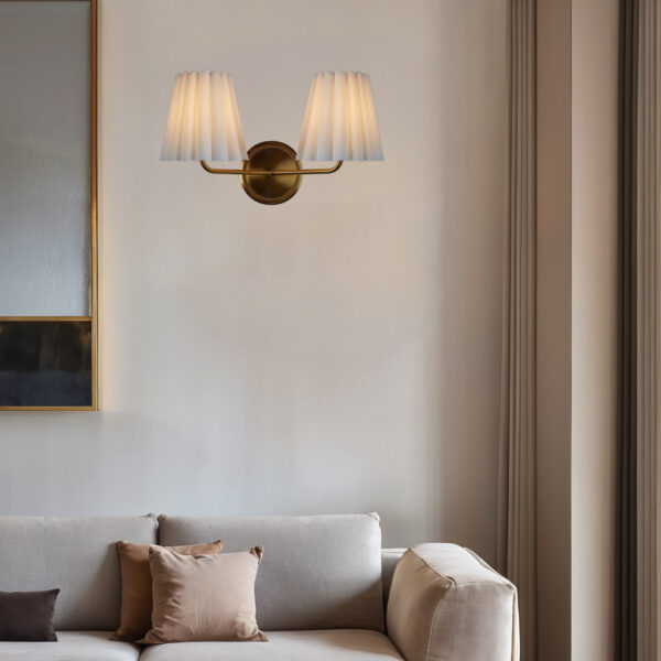 Modern Brass Double Sconce for Transitional Decor - Image 17