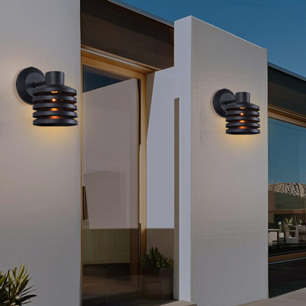 Industrial Comb Shaped Metal Wall Sconce - Image 16