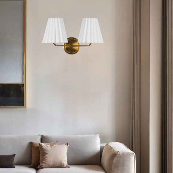 Modern Brass Double Sconce for Transitional Decor - Image 18