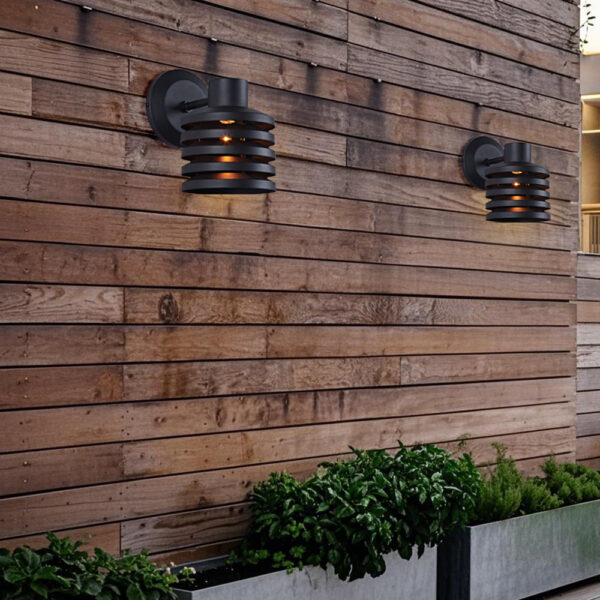 Industrial Comb Shaped Metal Wall Sconce - Image 18