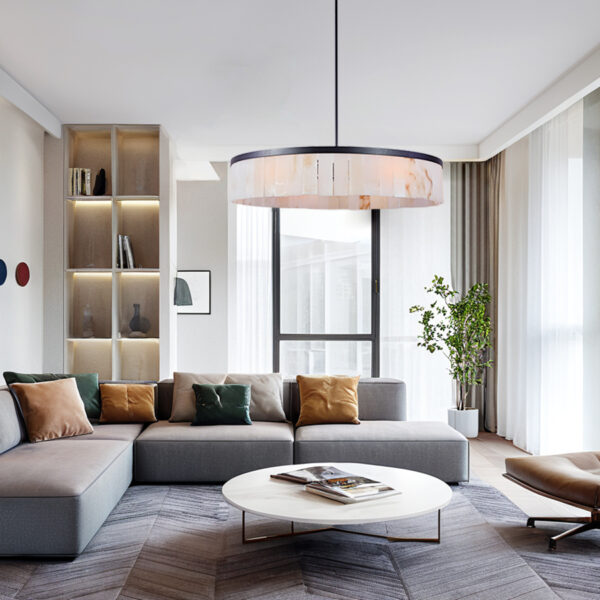 Modern Alabaster Rustic Chandelier - Image 18