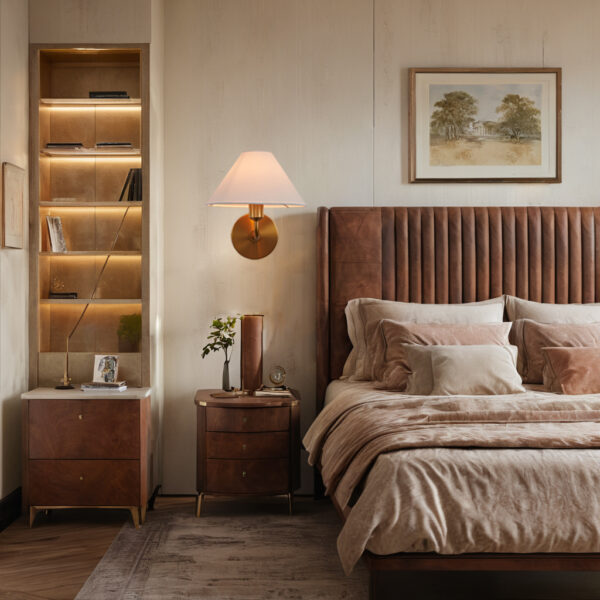 Elegant Linen Glow Sconce - Image 20