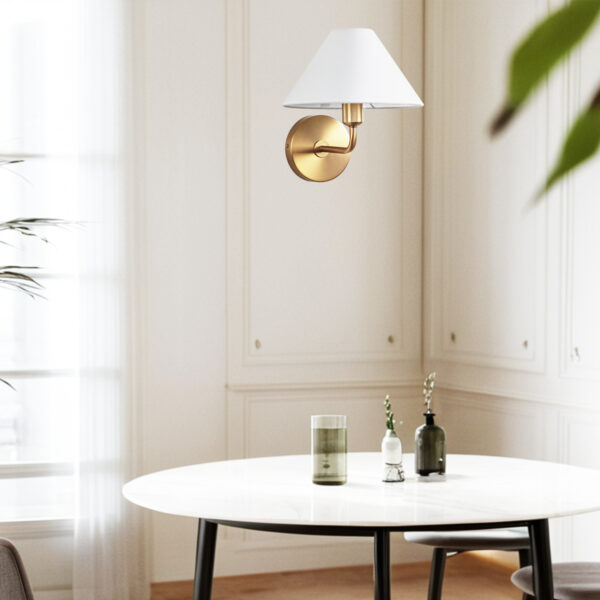 Elegant Linen Glow Sconce - Image 21