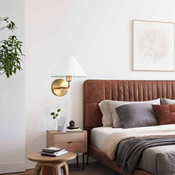 Elegant Linen Glow Sconce - Image 23