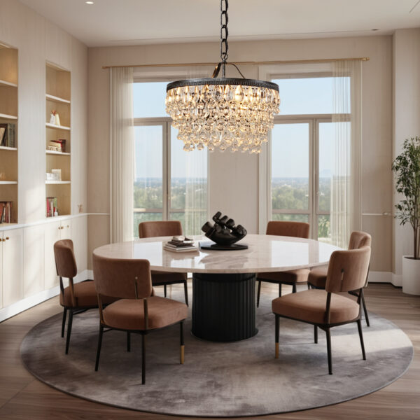 Vintage Crystal Raindrop Elegance Chandelier - Image 20