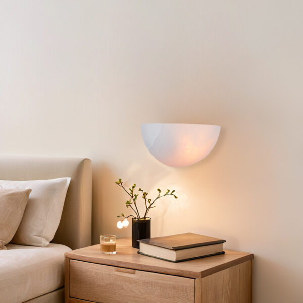 Alabaster Natural Stone Wall Light Sconce - Image 7