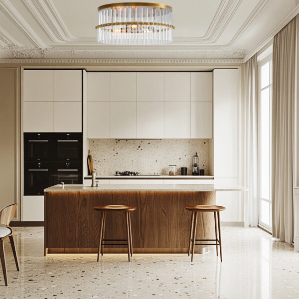 Luxury Crystal Tile Flush Mount - Image 7