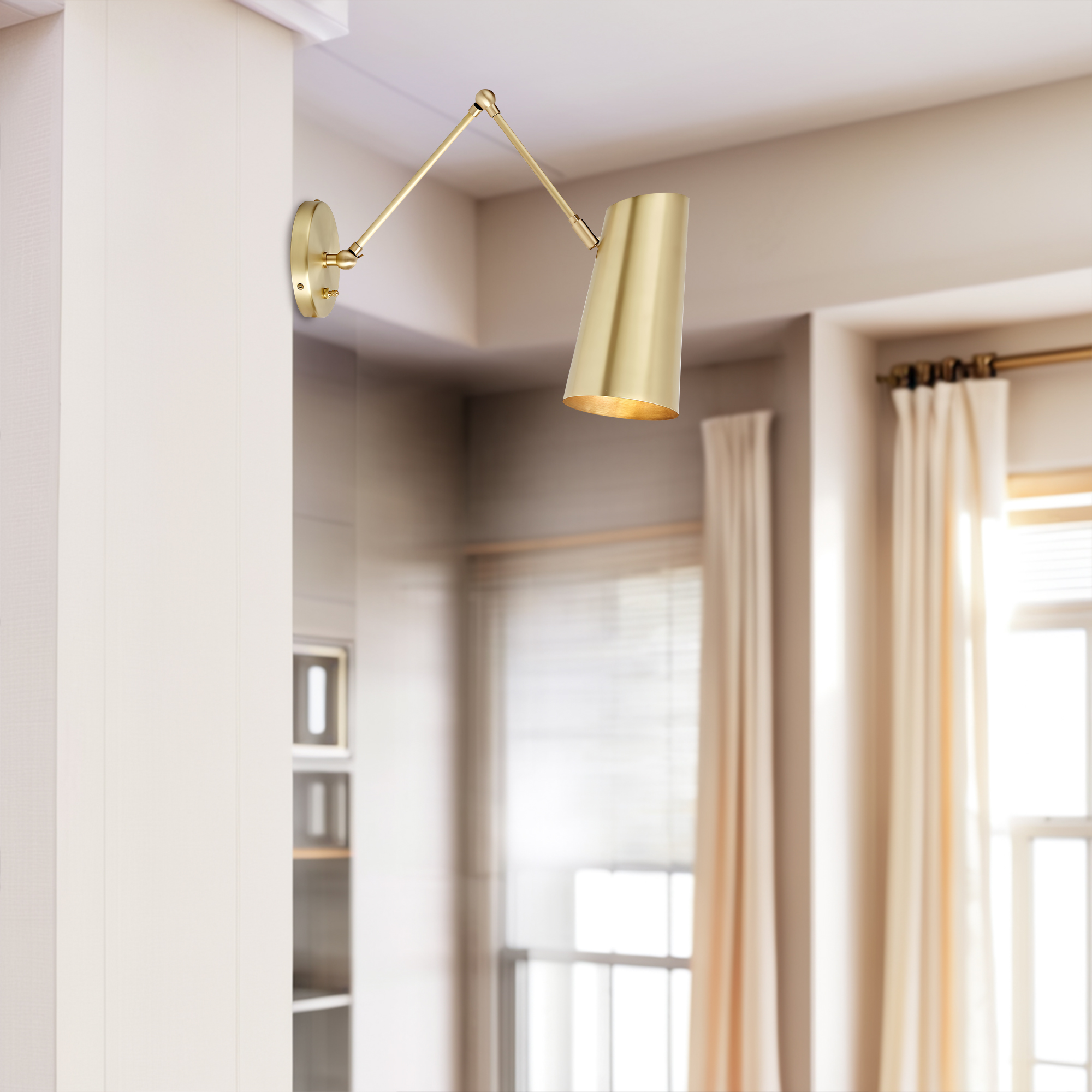 Industrial Metal Articulating Sconce - Image 4