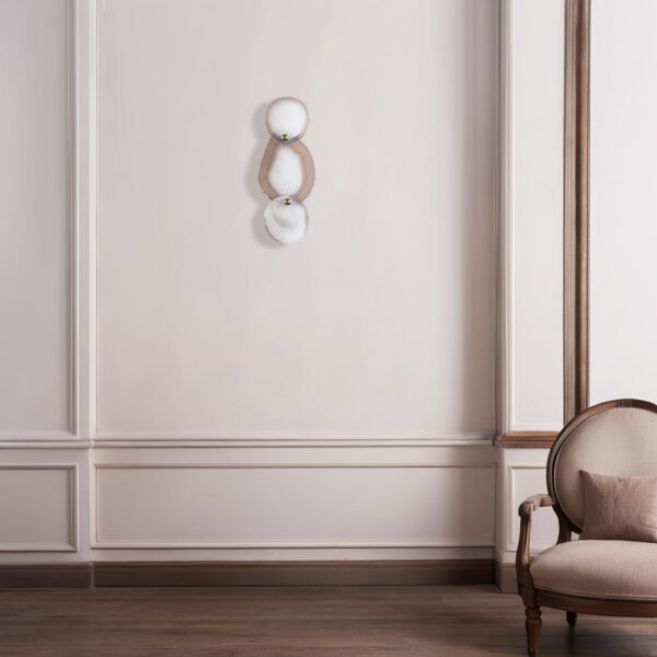 Natural Agate Glow Artistry Sconce - Image 22
