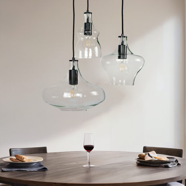 Adjustable Glass Shade Pendant Light - Image 6