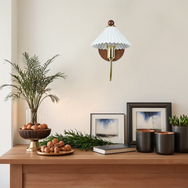 Prairie Style Ceramic Finish Sconce - Image 5