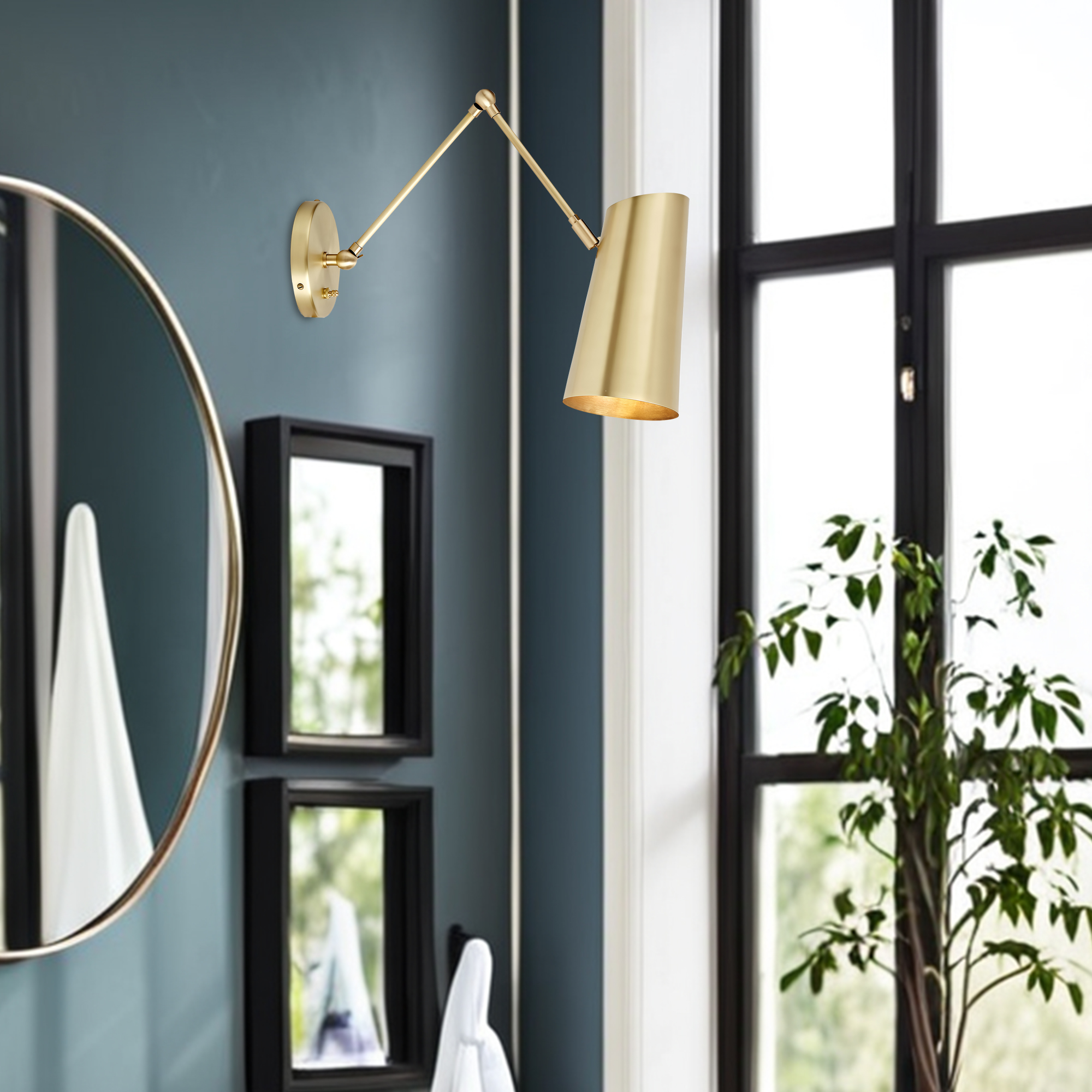 Industrial Metal Articulating Sconce - Image 7