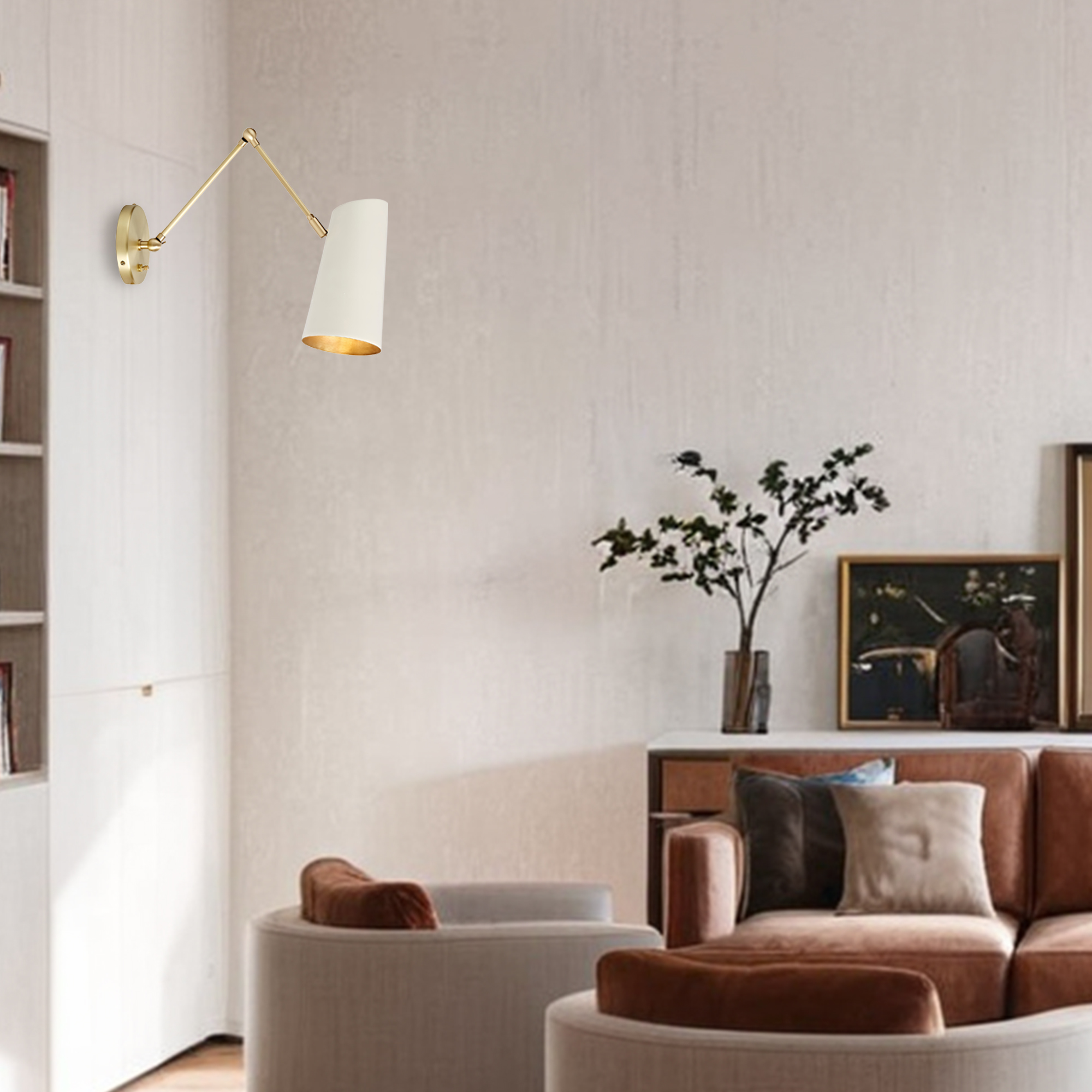 Industrial Metal Articulating Sconce - Image 34