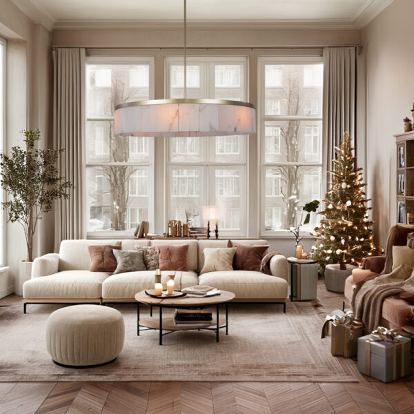Modern Alabaster Rustic Chandelier - Image 27