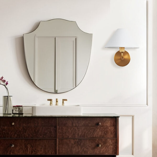 Elegant Linen Glow Sconce - Image 9