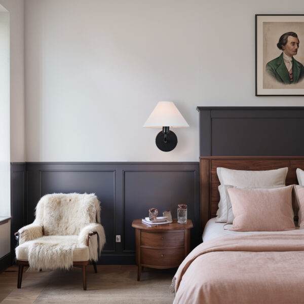 Elegant Linen Glow Sconce - Image 35
