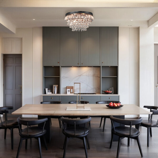 Raindrop Elegance Crystal Flush Mount - Image 8