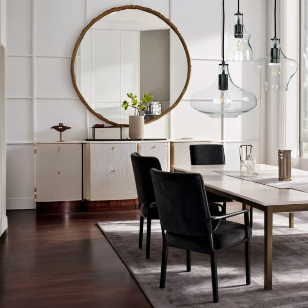 Adjustable Glass Shade Pendant Light - Image 12