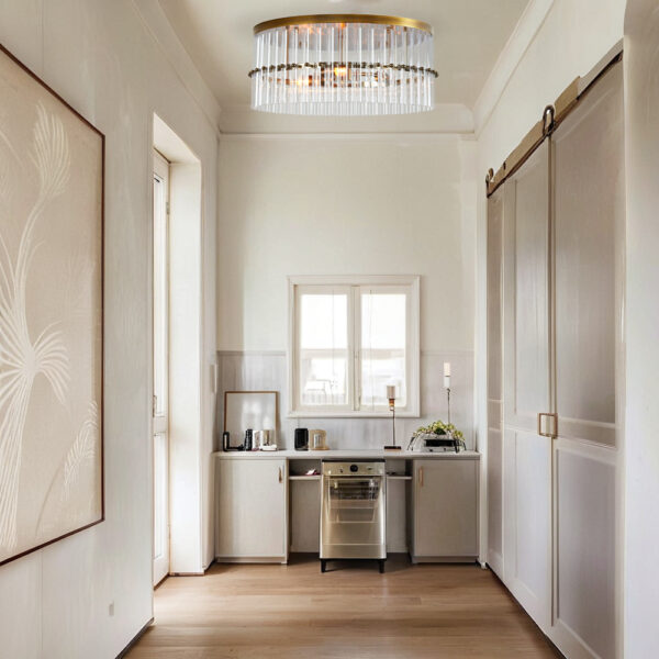 Luxury Crystal Tile Flush Mount - Image 9