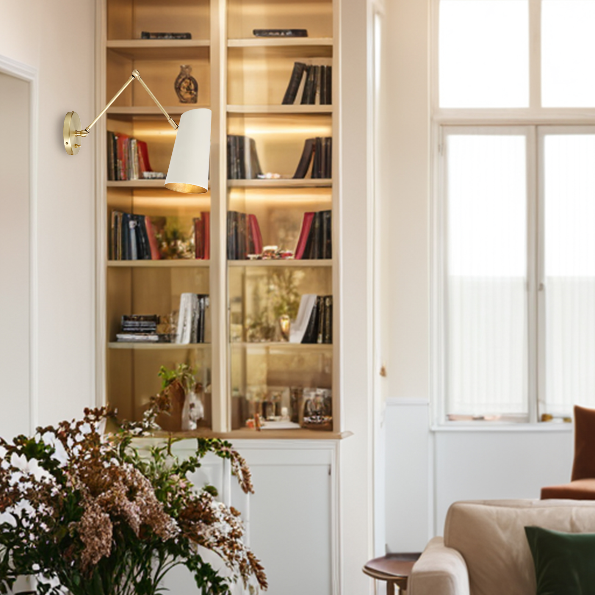 Industrial Metal Articulating Sconce - Image 35