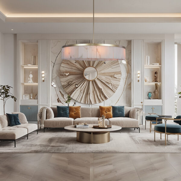 Modern Alabaster Rustic Chandelier - Image 28