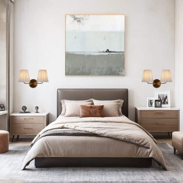 Modern Brass Double Sconce for Transitional Decor - Image 14