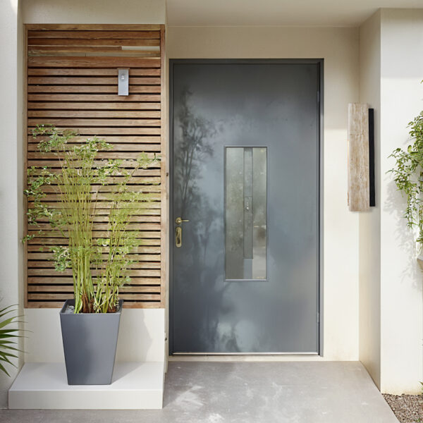 Travertine Polished Stainless Steel Canopy Outdoor Sconce - Image 10