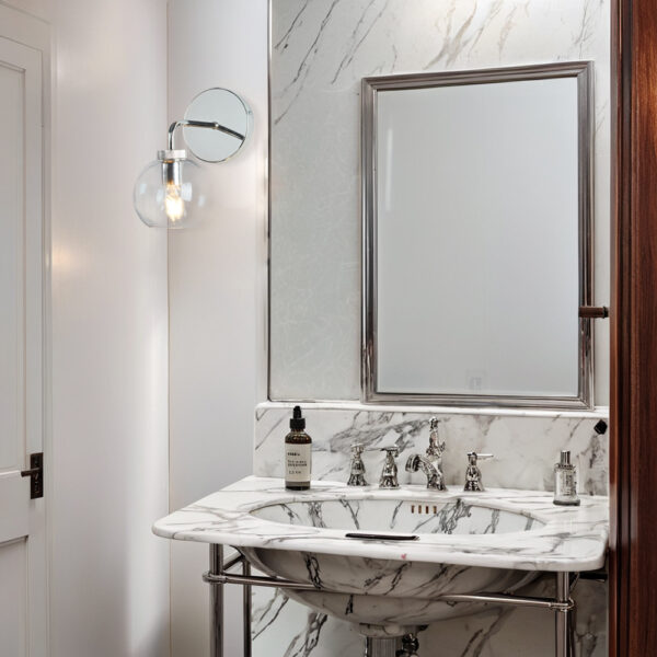 Blown Glass Steel Frame Single Sconce Collection - Image 75