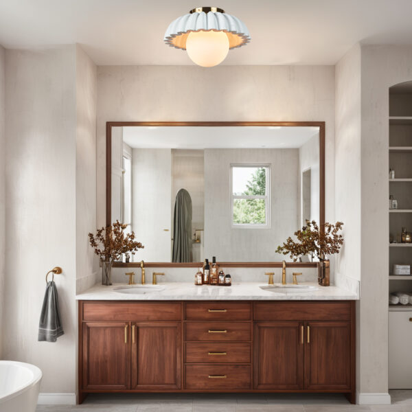 Luxury Marble Radiance Flush Mount - Image 9