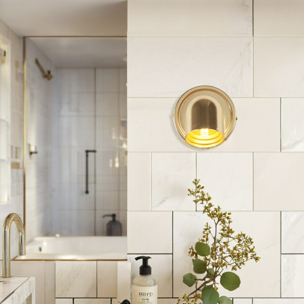 Minimalist Design Metal Dome LED Indoor Sconce - Image 9