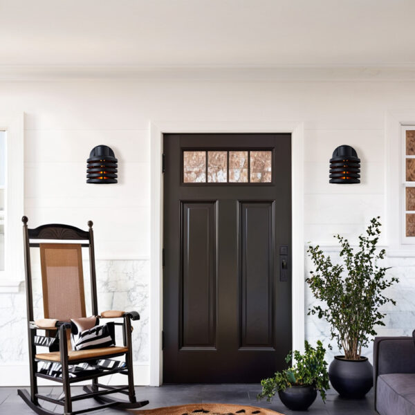 Illuminate Brass Louver Sconce - Image 9