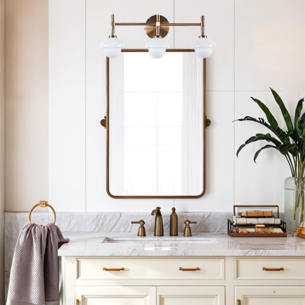 Opulent Glow Hand-Carved Alabaster Bathroom Sconce - Image 10