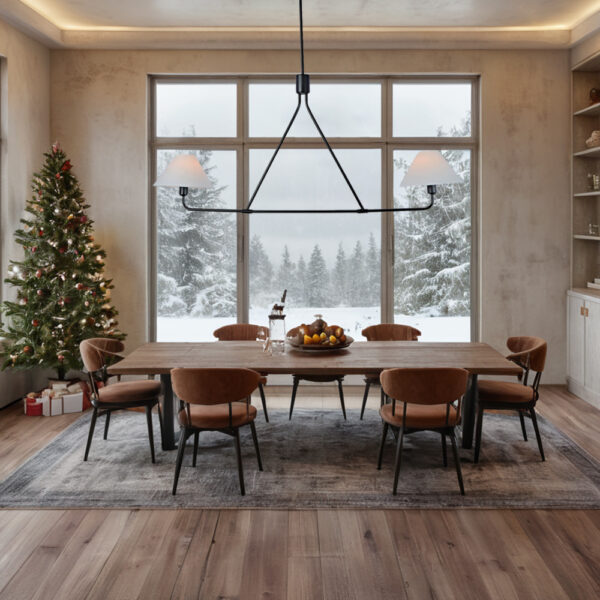 Minimalist Elegance Architectural 2-Light Tapered Pendant - Image 14