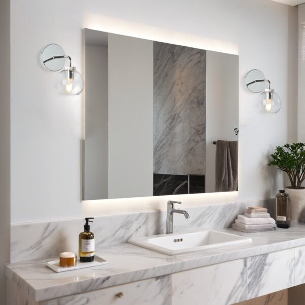 Blown Glass Steel Frame Single Sconce Collection - Image 76