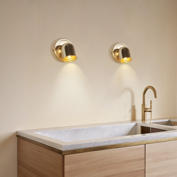 Minimalist Design Metal Dome LED Indoor Sconce - Image 10