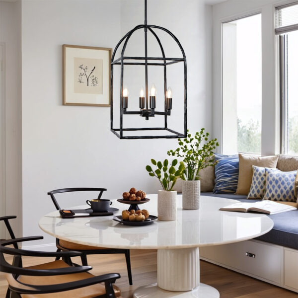 Modern Industrial Forged-Iron Pendant Light - Image 10