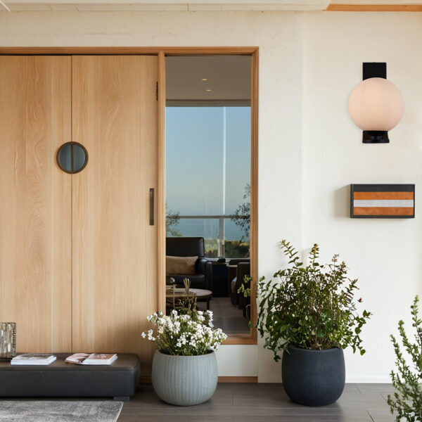 Modern Art Deco Globe Sconce - Image 24