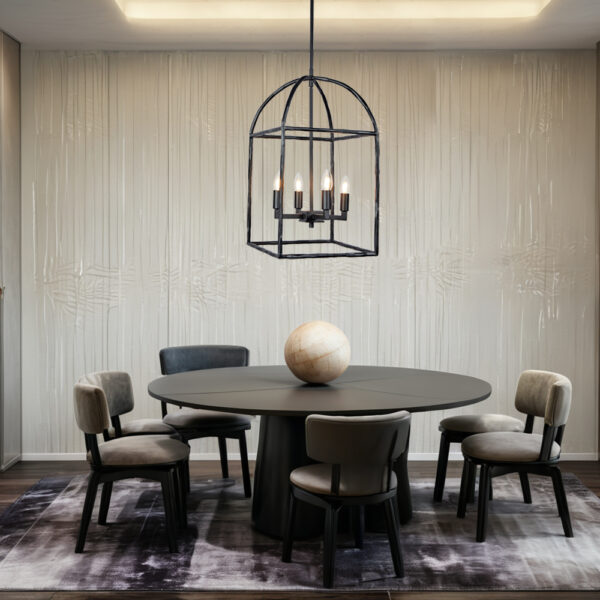 Modern Industrial Forged-Iron Pendant Light - Image 11