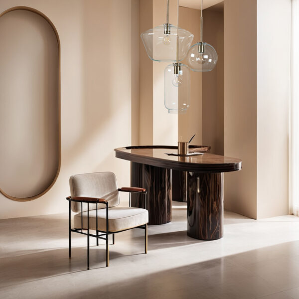 Adjustable 3 Light Glass Shade Pendant Light - Image 13