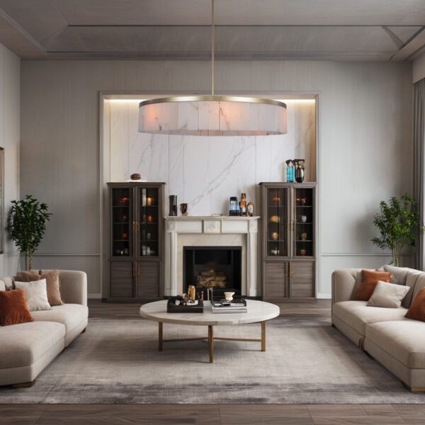 Modern Alabaster Rustic Chandelier - Image 31