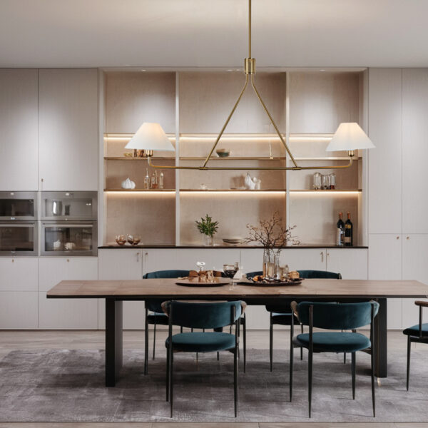 Minimalist Elegance Architectural 2-Light Tapered Pendant - Image 30