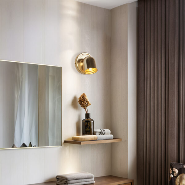 Minimalist Design Metal Dome LED Indoor Sconce - Image 12