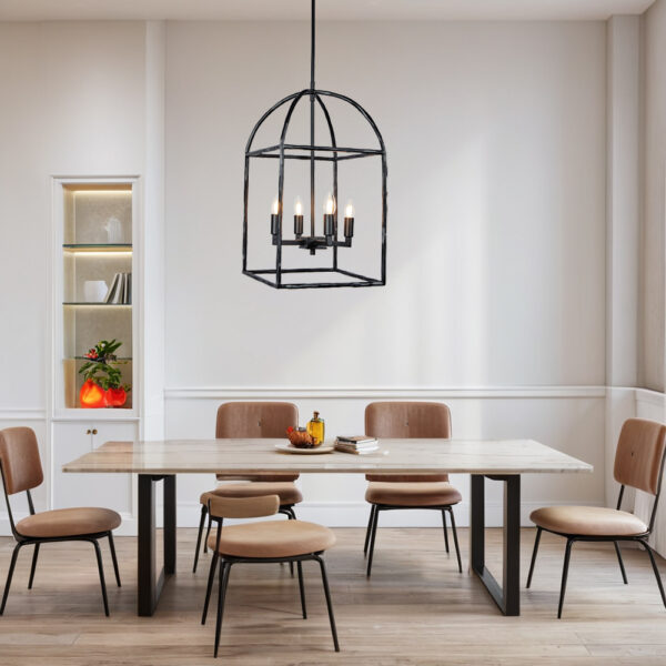 Modern Industrial Forged-Iron Pendant Light - Image 12