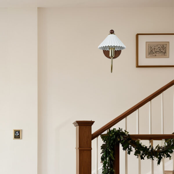 Prairie Style Ceramic Finish Sconce - Image 13
